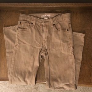 Boys’ Tan Jeans
